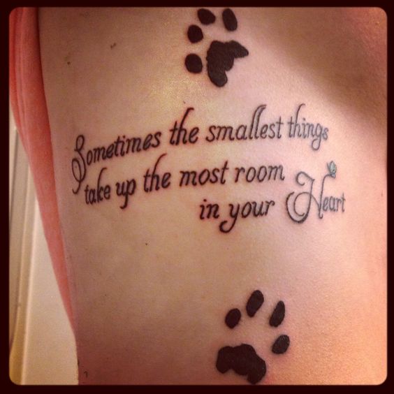 Looking For A Paw Print Tattoo?